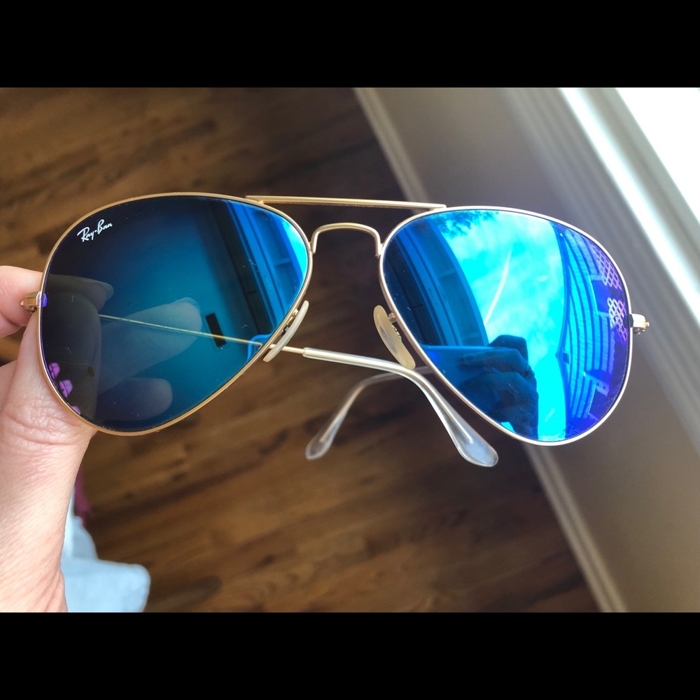Ray Ban aviator flash lenses